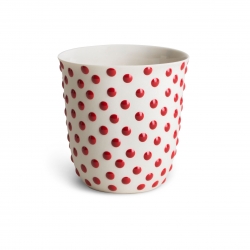Cup Gong white red
