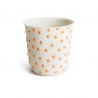 Tasse Gong weiss papaya