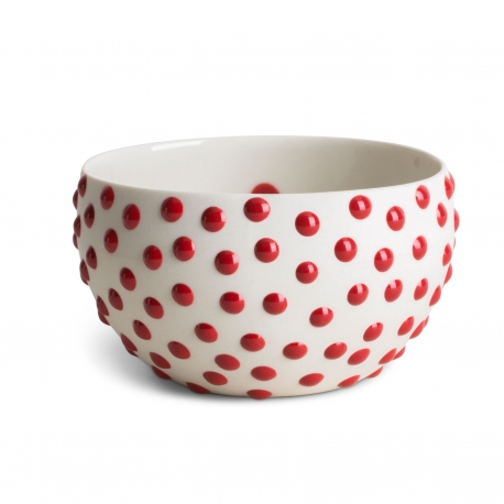 Tazza Coconut S bianco rosso