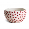 Tazza Coconut S bianco rosso