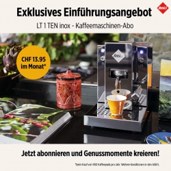 Kaffeemaschinen-Abo LT1 TEN inox