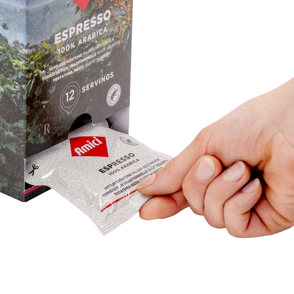 12 TEN Portionen Espresso einzeln verpackt