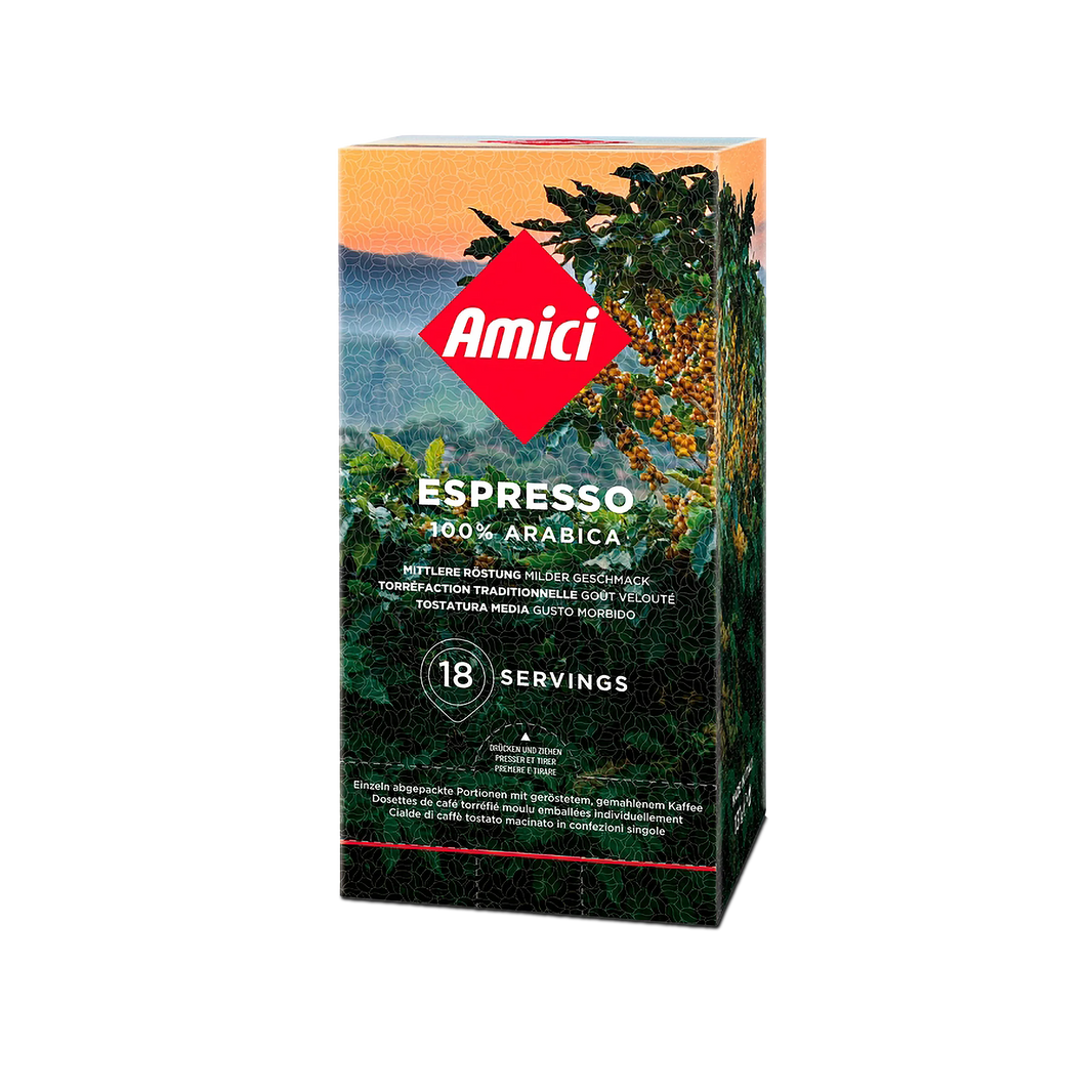 18 E.S.E. Portionen Espresso einzeln verpackt