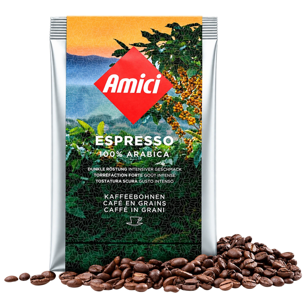 250g Espressobohnen dunkle Röstung
