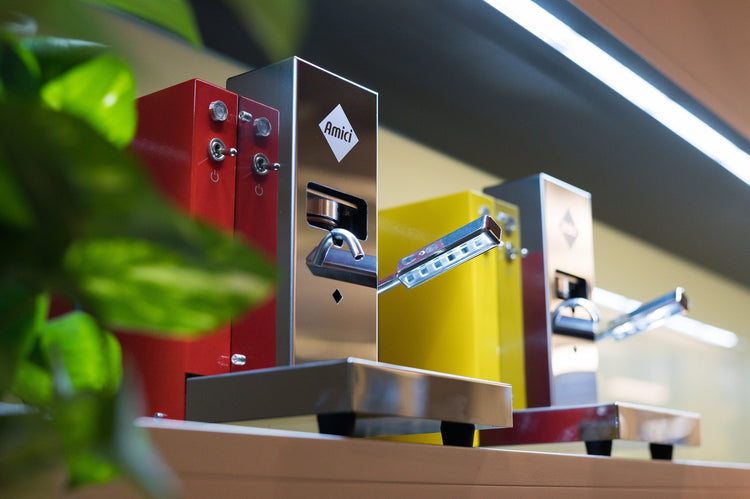 Espressomaschinen in der Galleria Amici