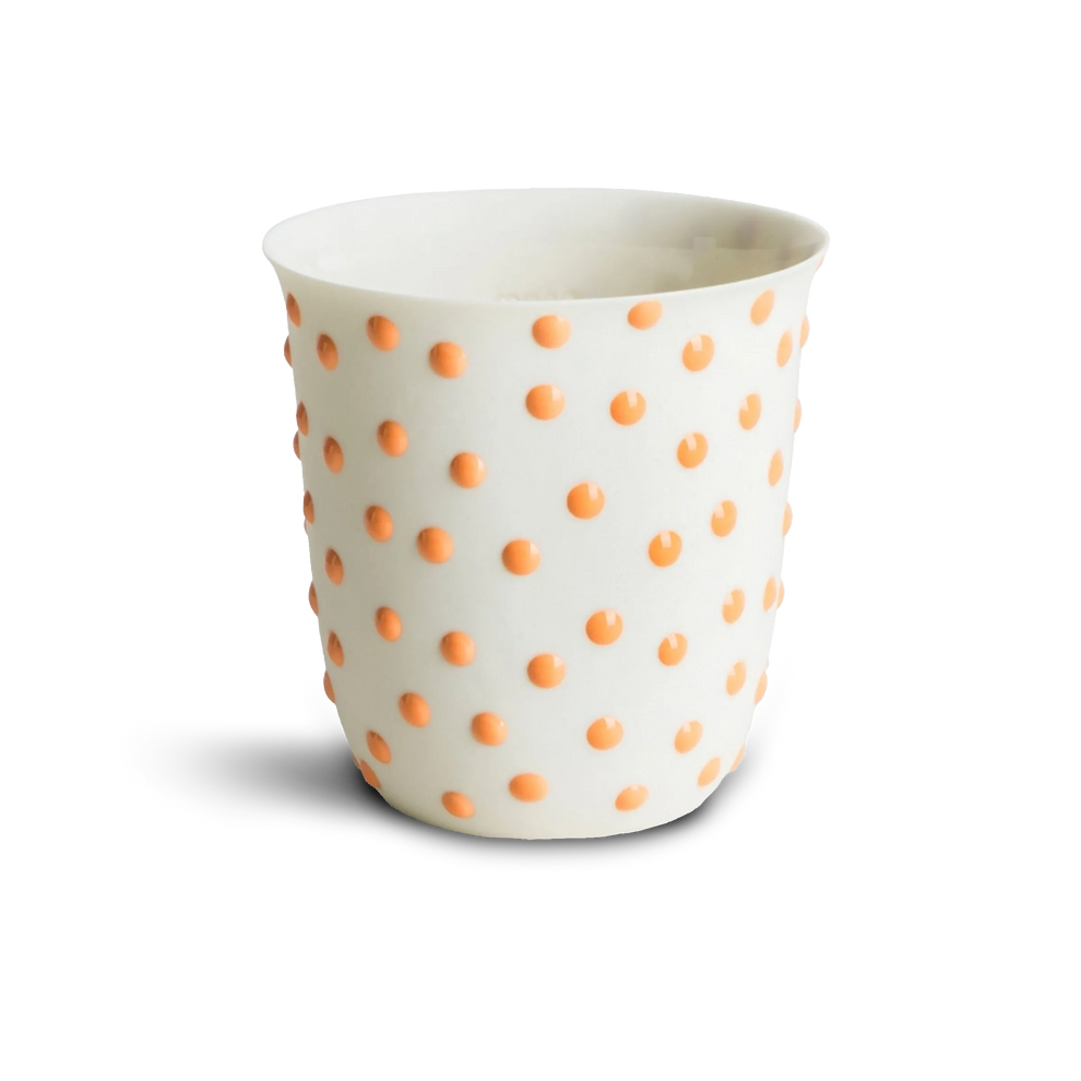 Tasse Gong weiss papaya